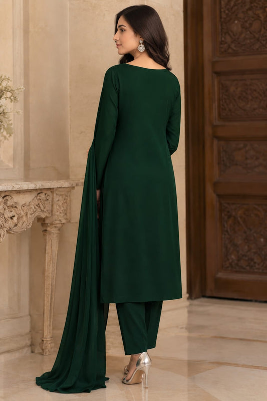 Evergreen Royale Embroidered Suit