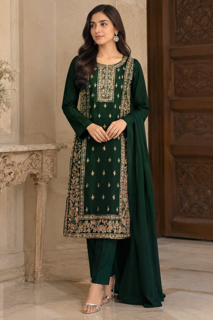 Evergreen Royale Embroidered Suit