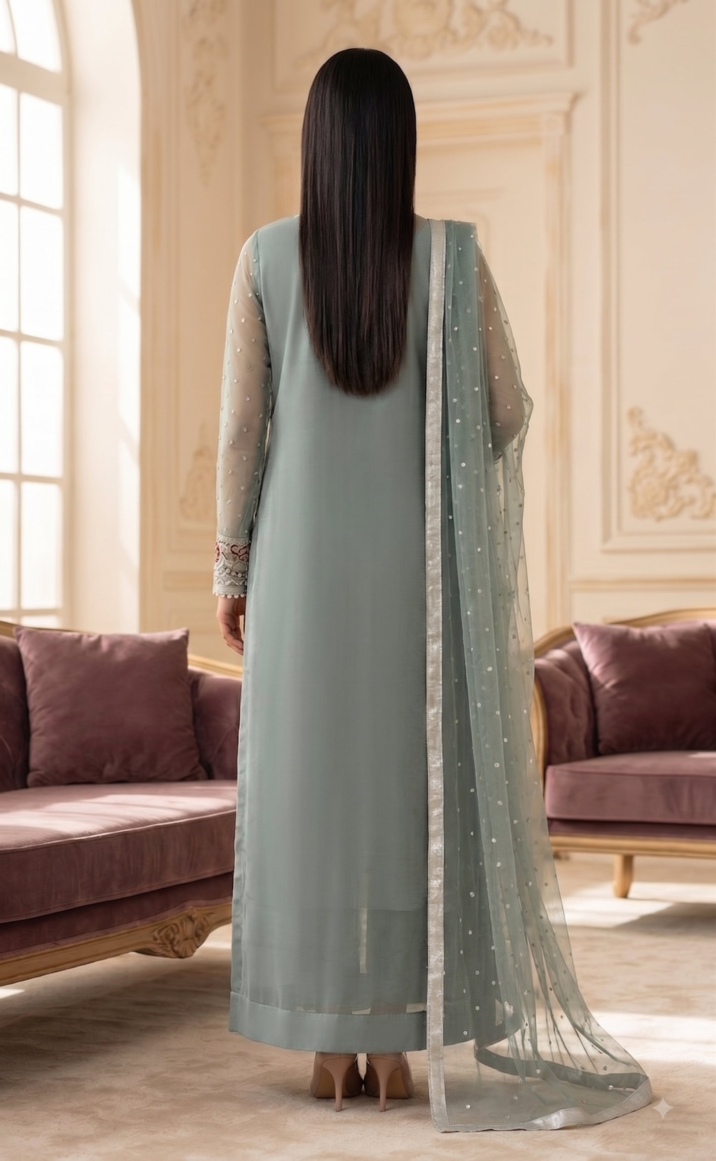 3-Piece Heavy Formal Dress