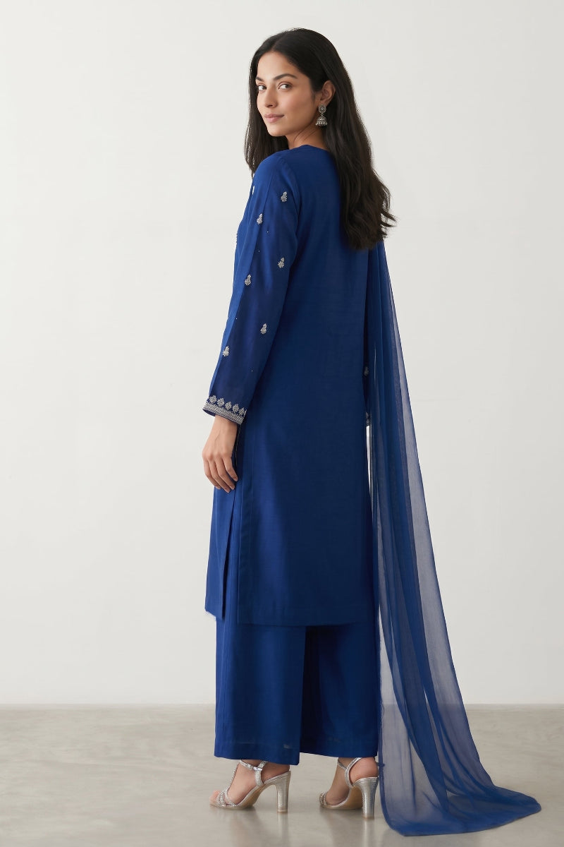 Azure Bloom – 3-Piece Suit